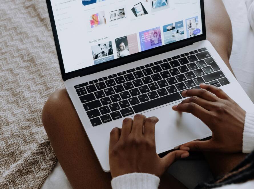 Hotel website displayed on mobile and desktop screen — representing the 10-second visual impression test for guest engagement